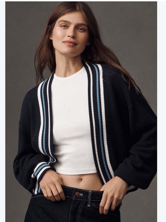Maeve Sweaters - Maeve Short Waffle Cardigan Sweater from Anthropologie, NWT